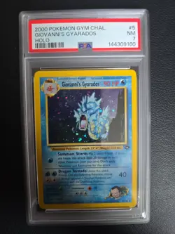 PSA 7 - Giovanni's Gyarados Holo - Gym Challenge - 5/132 - Pokemon TCG. - Image 1