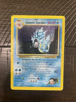 2000 Pokemon TCG Giovanni's Gyarados Gym Challenge 5/132 WotC Holo Rare - Image 1