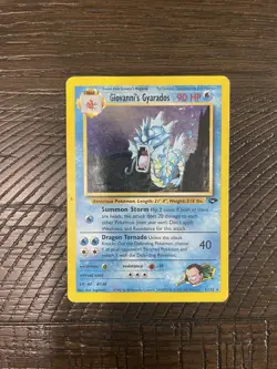 2000 Pokemon TCG Giovanni's Gyarados Gym Challenge 5/132 WotC Holo Rare - Image 2