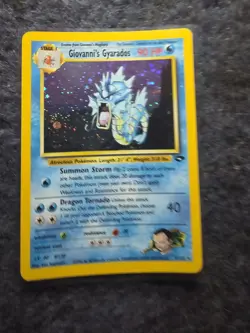 Pokemon Gyarados TCG Holo Rare Card Giovanni's Gym Challenge - Image 1