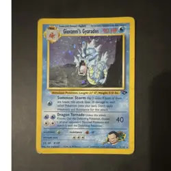 Pokemon TCG Giovanni's Gyarados Gym Challenge Holo Rare Card 5/132 - Image 1