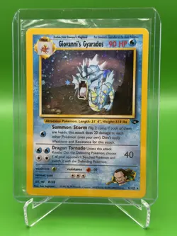 Pokemon TCG Giovanni's Gyarados Holo 5/132 Gym Challenge NM - Image 1