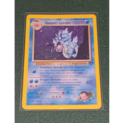 Giovanni's Gyarados 5/132 Gym Challenge Holo Rare Unlimited Wizards Pokemon TCG - Image 1