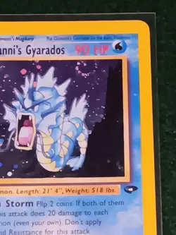 Giovanni's Gyarados 5/132 Gym Challenge Holo Rare Unlimited Wizards Pokemon TCG - Image 5