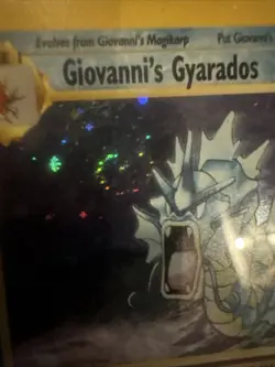 Pokemon TCG Giovanni's Gyarados Holo Swirl 5/132 Gym Challenge PSA 6 NM-MT - Image 5