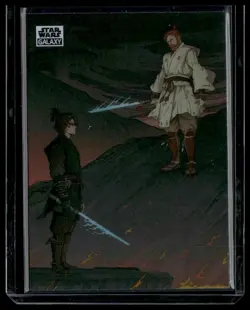 A FIERY CONCLUSION 2025 Topps Star Wars Galaxy Duel on Mustafar #DOM-15 - Image 1