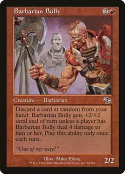 [4x] Barbarian Bully JUD LP MTG - Image 1