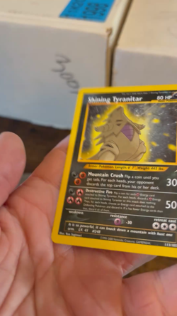 Shining Tyranitar 113/105 Neo Destiny Holo Pokemon TCG Secret Rare Vintage Card - Image 2