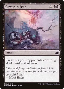 [4x] Cower in Fear MM3 LP MTG - Image 1
