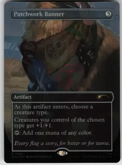 MTG Patchwork Banner Foil NM Secret Lair Drop Series Magic 2466 - Image 1