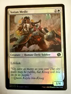 Yotian Medic Foil (033) The Brothers' War BRO MTG Magic - Image 1