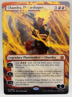 MTG Chandra, Flameshaper (Borderless) Foundations Regular - Image 1
