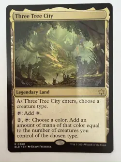 Three Tree City 260 Rare Bloomburrow Magic: The Gathering NM - Image 1