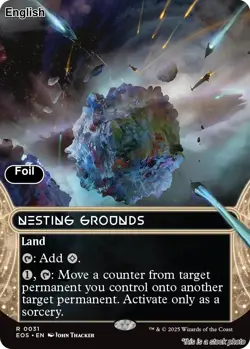Nesting Grounds (0031) (Borderless) EN [EOS - 31] - NM [Foil] TCG MTG - Image 1