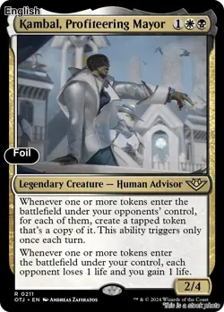 Kambal, Profiteering Mayor EN [OTJ - 211] - LP [Foil] TCG MTG - Image 1