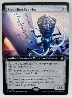 MTG Scrawling Crawler (Extended Art) Foundations Regular - Image 1