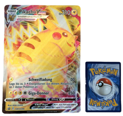 Pokemon XXL Jumbo Karte Pikachu VMAX SWSH286 - Deutsch - Oversized Card - Image 1