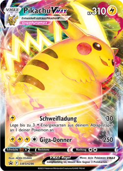 Pokemon XXL Jumbo Karte Pikachu VMAX SWSH286 - Deutsch - Oversized Card - Image 2