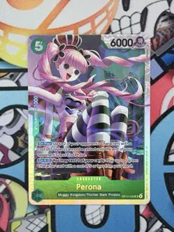 Perona OP14-033 SR The Azure Sea's Seven One Piece TCG English NM - Image 2