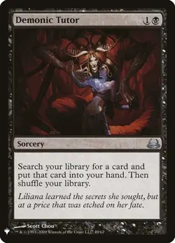 Demonic Tutor (DVD) - 49 / English / Lightly Played MTG - Image 1