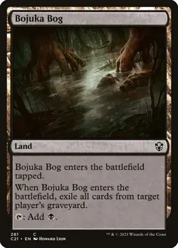 MTG - Bojuka Bog - Commander 2021 - X1 - (NM) - - Image 1