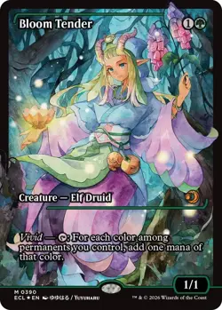 Foil - Bloom Tender (0390) (Showcase) - 390 / NM / English MTG - Image 1