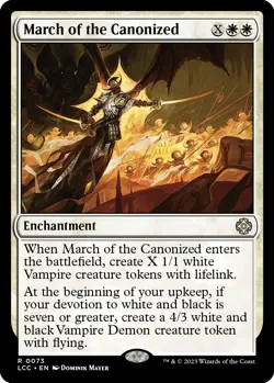March of the Canonized NM EN 73 Commander: The Lost Caverns of Ixalan - Image 1