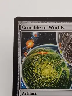 Crucible of Worlds 319/383 10th Edition Tenth Rare Artifact MTG 2007 LP - Image 2