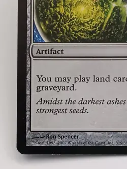 Crucible of Worlds 319/383 10th Edition Tenth Rare Artifact MTG 2007 LP - Image 5