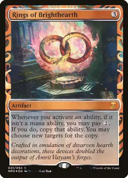 Rings of Brighthearth #21 *Foil* (NM) Masterpiece Series: Kaladesh Inventions... - Image 1
