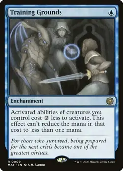 1x Training Grounds NM Eng MTG - March of the Machine : Aftermath - Image 1