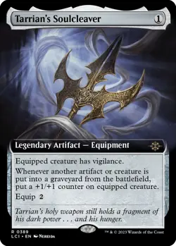 Tarrian's Soulcleaver (Extended Art) #389 *Foil* (NM) LCI MTG - Image 1