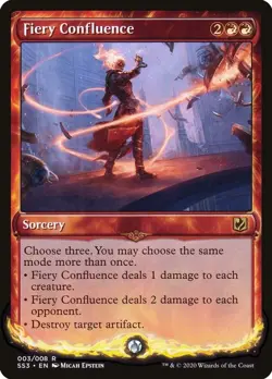 Fiery Confluence #3 *Foil* (LP) Signature Spellbook: Chandra (SS3) MTG - Image 1