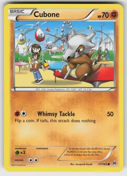 Cubone Common XY - BREAKthrough 77/162 Pokemon - Image 1