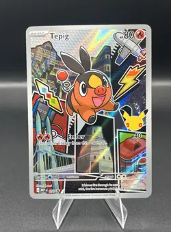 New Pokemon Tepig from 30th anniversary promo 80 HP first partner - Image 1