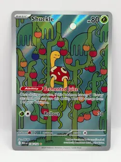 Shuckle 136/132 Mega Evolution NM Illustration Rare Pokemon TCG - Image 1