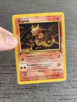 Carte Pokemon Magmar 39/62 Edition 1 Fossile Wizard Francais Occasion - Image 5