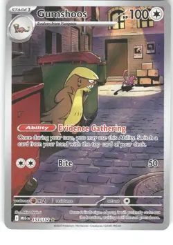 Gumshoos - 153/132 [MEG - 153/132] Illustration Rare - NM - Image 1