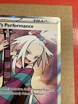 Pokemon TCG Roxie's Performance 112/086 Chaos Rising Full Art Holo - Image 4
