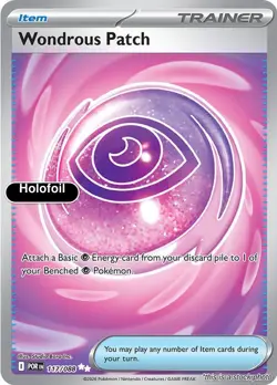 Wondrous Patch Holofoil Ultra Rare POR 117/088 NM - Image 1
