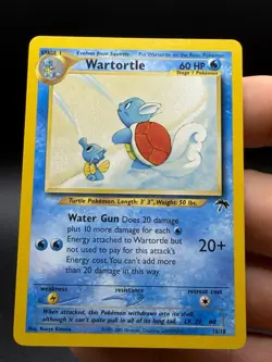 NM Pokemon TCG Wartortle Southern Islands 15/18 Promo Regular Eng - Image 1