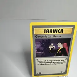 Pokemon TCG Giovanni's Last Resort Gym Challenge 105/132 Trainer Rare 1st Editi… - Image 3