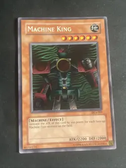 Machine King DL4-001 Super Rare Duelist League Promo Yu-Gi-Oh Mp - Image 1