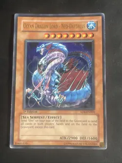 Ocean Dragon Lord - Neo-Daedalus SD4-EN001 Yu-Gi-Oh 1st Edition MP - Image 1