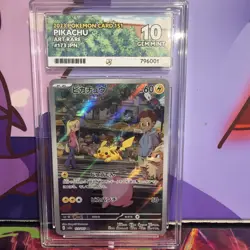 2023 Pokemon Scarlet & Violet Pokemon 151 JP Pikachu #173/165 Art Rare PSA 10 - Image 1