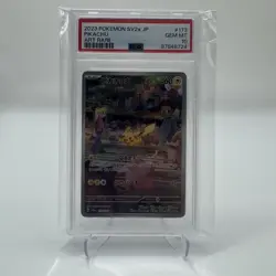 2023 Pokemon Scarlet & Violet Pokemon 151 JP Pikachu #173/165 Art Rare PSA 10 - Image 1