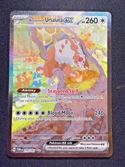 Pokemon TCG Bloodmoon Ursaluna ex 216/167 – Twilight Masquerade – SIR - NM - Image 2