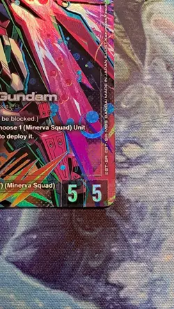 Bandai Gundam Card Game Destiny Gundam GD04-050 LR+ Holo Alt Art Unit EN - Image 2