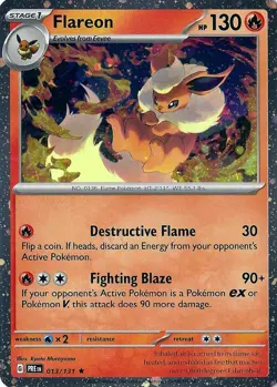 Flareon - 013/131 (Cosmos Holo) MCAP 013/131 Pokemon Miscellaneous Cards & Pr... - Image 1