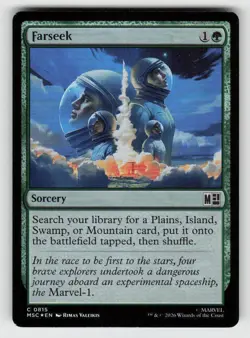 Foil Farseek (0815) 815 Common Commander: Marvel Super Heroes Near Mint - Image 1
